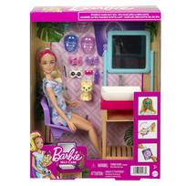 barbes namas su lele - Mattel Barbie Sparkle Mask Day Spa HCM82, 29 cm - 7 nuotrauka