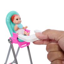 lele barbe pigu.lt - Lėlė su priedais Mattel Barbie Skipper Babysitters, 29 cm - 4 nuotrauka