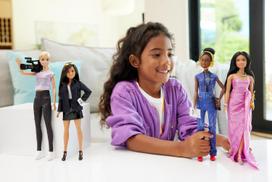 lele barbe pigu.lt - Lėlių rinkinys Mattel Barbie You Can Be Anything Film Set, 29 cm - 3 nuotrauka