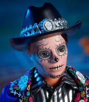 lele berniukas - Lėlė berniukas Mattel Barbie Ken Dia De Muertos 2023 HJX15, 30 cm - 2 nuotrauka