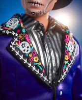 lele berniukas - Lėlė berniukas Mattel Barbie Ken Dia De Muertos 2023 HJX15, 30 cm - 3 nuotrauka