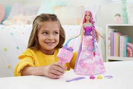 lele barbe pigu.lt - Lėlė su priedais Mattel Barbie Dreamtopia Twist N Style, 29 cm - 3 nuotrauka