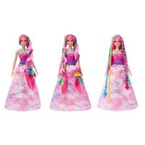 lele barbe pigu.lt - Lėlė su priedais Mattel Barbie Dreamtopia Twist N Style, 29 cm - 6 nuotrauka