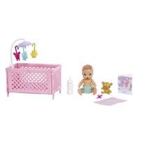 lele barbe pigu.lt - Lėlė Mattel Barbie Skipper Babysitters Sleepy Baby HJY33, 29 cm - 6 nuotrauka