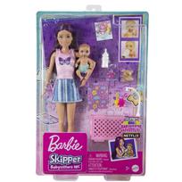 lele barbe pigu.lt - Lėlė Mattel Barbie Skipper Babysitters Sleepy Baby HJY33, 29 cm - 7 nuotrauka