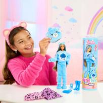 lele barbe pigu.lt - Mattel Barbie Cutie Reveal Care Bears lėlė - Rūpestinga meškutė (Grumpy Bear) JCN96 - 3 nuotrauka