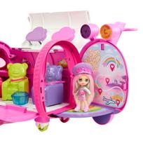 lele barbe pigu.lt - Mattel Barbie Extra Fly lėktuvas HPF72, Rožinis (Pink) - 3 nuotrauka