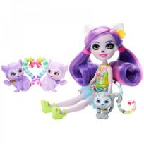 lemuras - Lėlė su priedais Mattel Enchantimals Lemūrų šeima HRX86, 22 cm - 8 nuotrauka