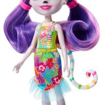 lemuras - Lėlė su priedais Mattel Enchantimals Lemūrų šeima HRX86, 22 cm - 10 nuotrauka