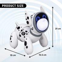 interaktyvus zaislas dog - Silverlit Interaktyvus robotas JIGGO, balta (White) - 3 nuotrauka