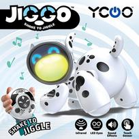 interaktyvus zaislas dog - Silverlit Interaktyvus robotas JIGGO, balta (White) - 7 nuotrauka