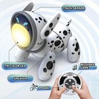 interaktyvus zaislas dog - Silverlit Interaktyvus robotas JIGGO, balta (White) - 9 nuotrauka