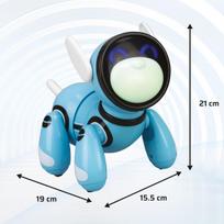 interaktyvus zaislas dog - Silverlit Interaktyvus robotas JIGGO, balta (White) - 22 nuotrauka