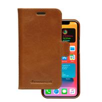 pinigine telefono deklas - Dbramante1928 Lynge Bookcase For Apple iPhone 12 Mini Brown - 3 nuotrauka