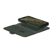 pinigine telefono deklas - Apple iPhone 15 Pro Max New York 2-in-1 Wallet Case by Dbramante1928 Evergreen - 3 nuotrauka