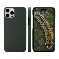 pinigine telefono deklas - Apple iPhone 15 Pro Max New York 2-in-1 Wallet Case by Dbramante1928 Evergreen - 4 nuotrauka