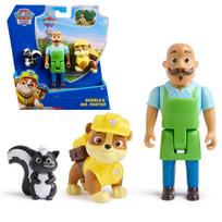 paw patrol senukai - Figūrėlių rinkinys Spin Master Paw Patrol Rubble, 3 vnt., juoda/geltona/žalia - 2 nuotrauka
