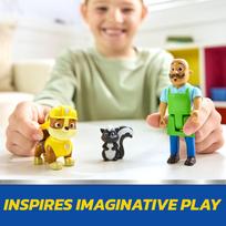 paw patrol senukai - Figūrėlių rinkinys Spin Master Paw Patrol Rubble, 3 vnt., juoda/geltona/žalia - 3 nuotrauka