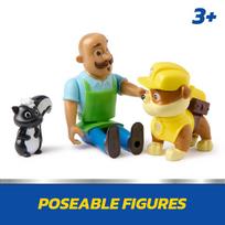 paw patrol senukai - Figūrėlių rinkinys Spin Master Paw Patrol Rubble, 3 vnt., juoda/geltona/žalia - 4 nuotrauka