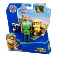 paw patrol senukai - Figūrėlių rinkinys Spin Master Paw Patrol Rubble, 3 vnt., juoda/geltona/žalia - 9 nuotrauka