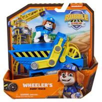 paw patrol senukai - SPIN MASTER PAW PATROL Rubble & Crew Wheeler's Dump Truck, 6066528, mėlyna/geltona - 4 nuotrauka