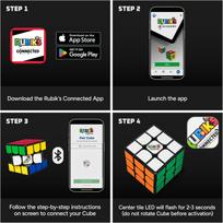 interaktyvus stalas - Spin Master Rubik's Connected X, edukacinis žaidimas - 6 nuotrauka