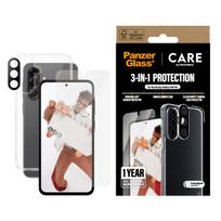 samsung galaxy a56 5g telefonas - PanzerGlass "CARE by Flagship 3in1 Dėklas + Stiklas + Objektyvas Samsung Galaxy A56 5G" Skaidrus (Clear) - 3 nuotrauka
