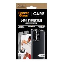 samsung galaxy a56 5g telefonas - PanzerGlass "CARE by Flagship 3in1 Dėklas + Stiklas + Objektyvas Samsung Galaxy A56 5G" Skaidrus (Clear) - 4 nuotrauka