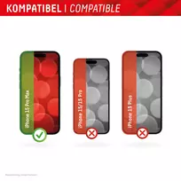 apple iphone 15 pro case - Displex Apple iPhone 15 Pro Max Real 2D Glass + Case By Displex Transparent - 4 nuotrauka