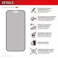 iphone 16 pro glass - Displex Privacy Glass FC iPhone 16 Pro Max - 8 nuotrauka