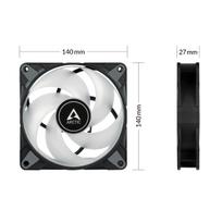 korpuso ausintuvas - Arctic P14 PWM PST RGB 140 mm Black - 5 nuotrauka