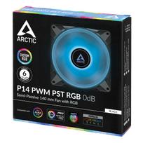 korpuso ausintuvas - Arctic P14 PWM PST RGB 140 mm Black - 6 nuotrauka