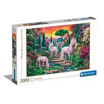 vienaragiai pigu lt - Clementoni Dėlionė Classical Garden Unicorns 2000 vnt. - 2 nuotrauka