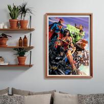teisingum - Clementoni DC Comics Justice League 39852, 70 x 50 cm, 1000 det. - 4 nuotrauka