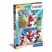 amazon lt - Clementoni Marvel Spidey and His Amazing Friends 21625, 2 x 60 det. - 2 nuotrauka