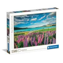 59 x 84 - Clementoni Lupins At Lake Tekapo 31728, 59.2 x 84.4 cm, 1500 det. - 2 nuotrauka