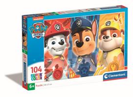 paw patrol senukai - Clementoni SuperColor Paw Patrol, 104 det. - 2 nuotrauka