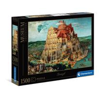 59 x 84 - Clementoni Museum Bruegel The Tower Of Babel 31691, 59.2 x 84.3 cm, 1500 det. - 2 nuotrauka
