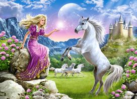 vienaragiai pigu lt - Castorland My Friend Unicorn 018024, 23 x 32 cm, 180 det. - 3 nuotrauka