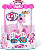 pets alive - ZURU Pets Alive Robotas Alexander McQueen Rožinė Vienaragis (Pink Unicorn) - 4 nuotrauka