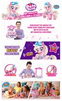 pets alive - ZURU Pets Alive Robotas Alexander McQueen Rožinė Vienaragis (Pink Unicorn) - 16 nuotrauka