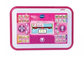 rozinis kompiuterio - Vtech 2-in-1 nešiojamas kompiuteris, rožinė (Pink) - 4 nuotrauka