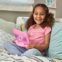rozinis kompiuterio - VTech My Preschool Laptop 2.0, žaislinis nešiojamas kompiuteris, rožinė spalva - 3 nuotrauka