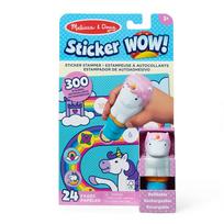 vienaragiai pigu lt - MELISSA & DOUG STICKER WOW! Veiklos knygelė „Vienaragis“ - 5 nuotrauka