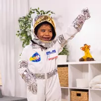 astronauto kostiumas - Melissa & Doug astronautų kostiumas, balta/sidabro (White/Silver) - 3 nuotrauka