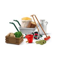 arklides schleich - Figūrėlių priedų rinkinys Schleich Farm World Stable Care Accessories 42610S, 11 vnt., įvairių spalvų - 2 nuotrauka
