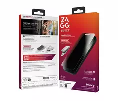 apple iphone 17 - Zagg InvisibleShield Glass Elite Privacy Screen Protector For Apple iPhone 17 Pro Max - 2 nuotrauka