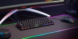mechanical keyboard blue switches - Mars Gaming MK60BUS Mechaninė Klaviatūra Žaidimams RGB, Juoda (Black) - 6 nuotrauka