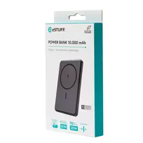 10000mah power bank - eSTUFF ES641101, 10000mAh, PD20W, Magnetic, juodas (black) - 5 nuotrauka