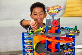 trasos - HOT WHEELS Mega garažas, GTT95 - 3 nuotrauka